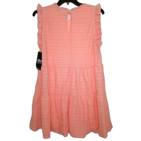 NWT Be By Chetta B Trapeze Swing Dress Peach Pink Coquette Size XL - Picture 5 of 5